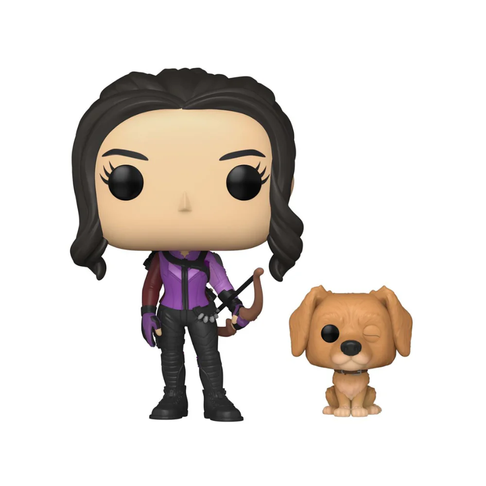 Funko Pop & Buddy : Hawkeye- Kate Bishop With Lucky Pizza Dog (1212)