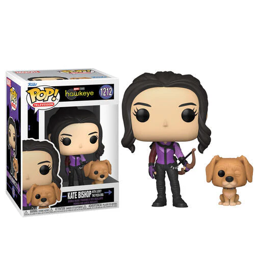 Funko Pop & Buddy : Hawkeye- Kate Bishop With Lucky Pizza Dog (1212) - Image 2