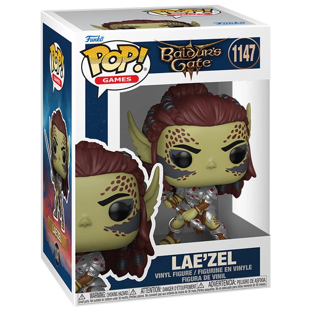 Funko Pop  Games  Baldurs Gate 3 S2 - Lae'Zel with Sword - Image 2