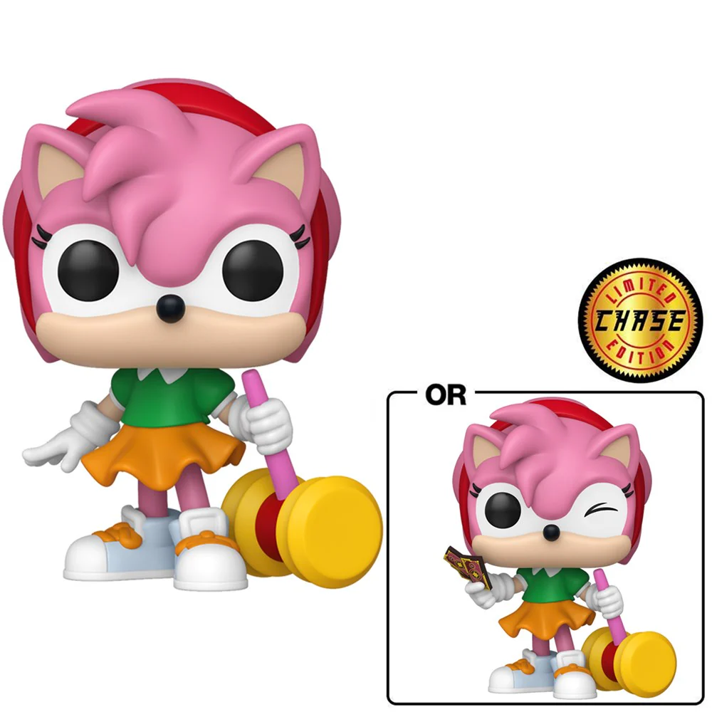 Funko Pop Games Sonic  Amy Rose w/chase