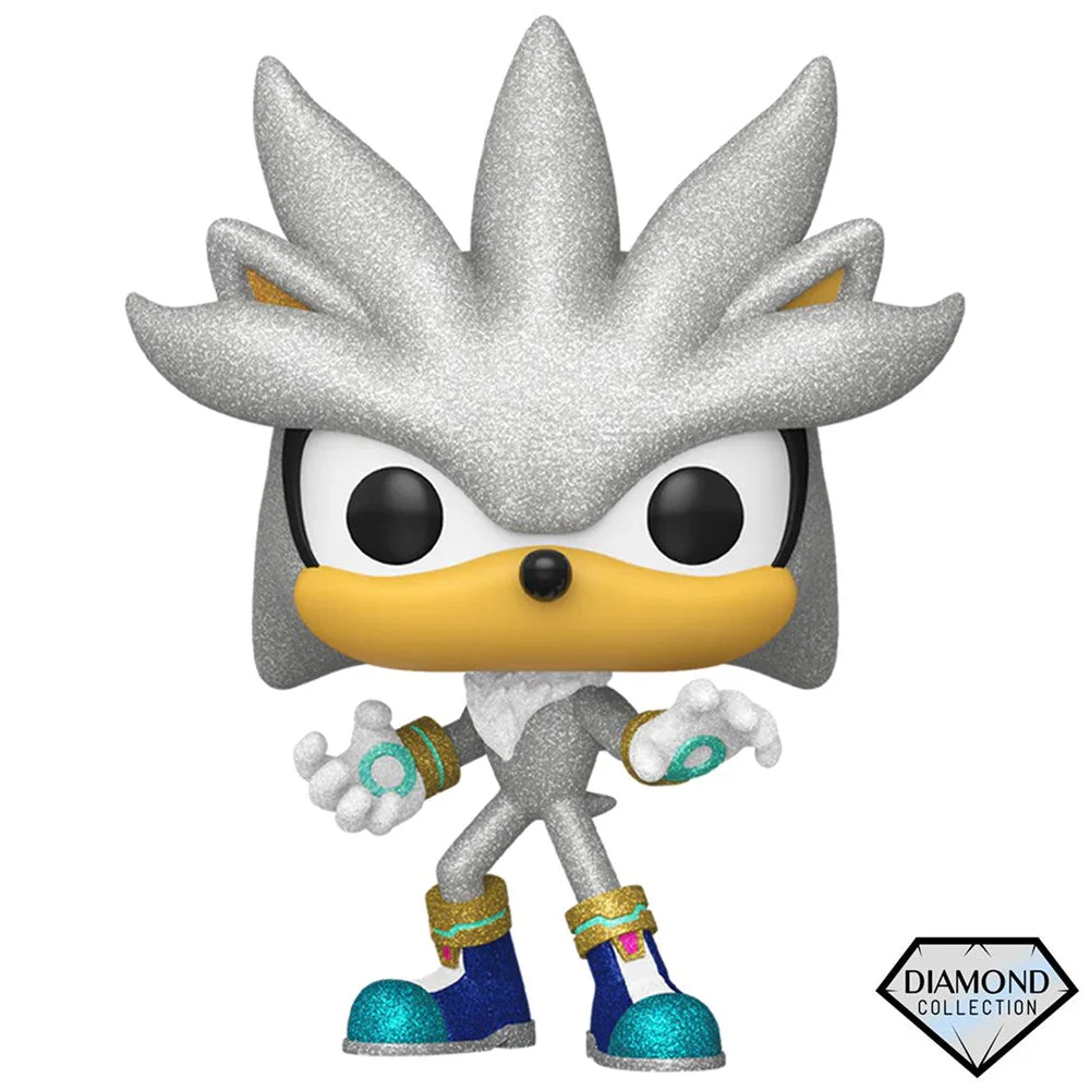 Funko Pop! Games: Sonic - Silver (DGLT)(Exc)