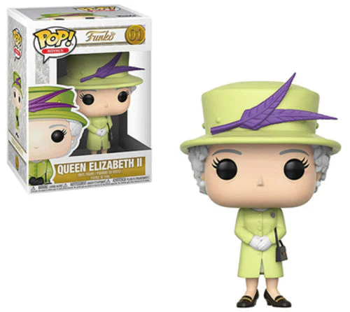 Funko : Pop Icons Royal Family - Queen Elizabeth II in Green Suit - Image 2