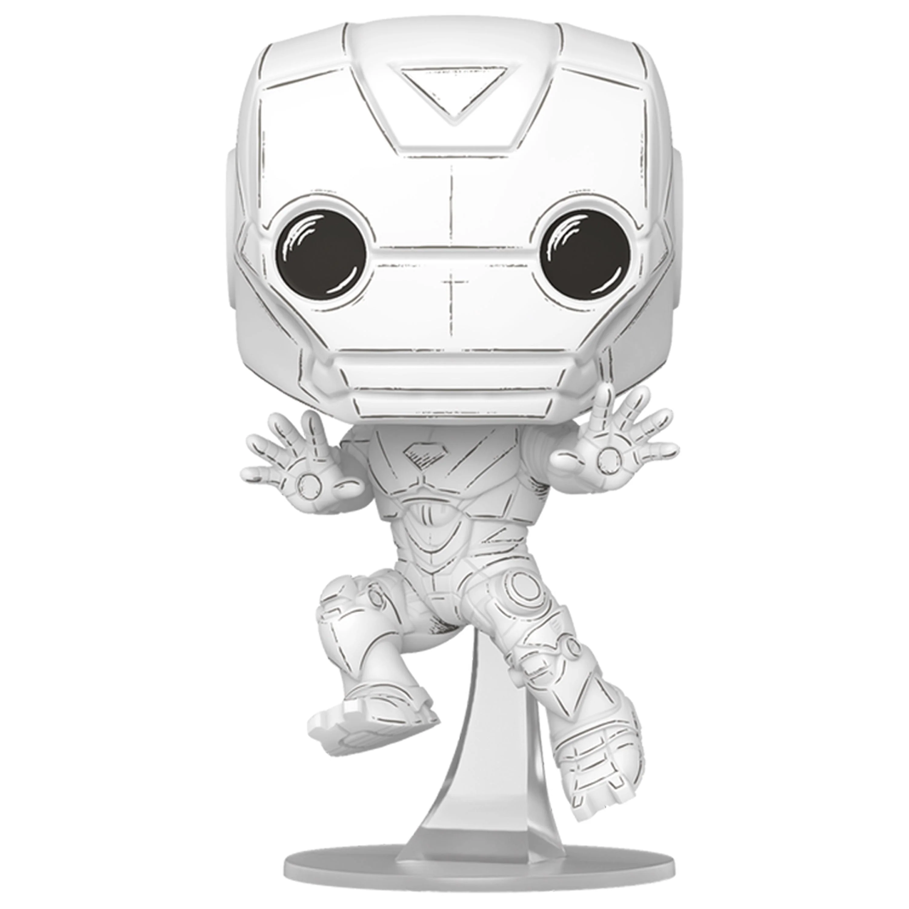 Funko Pop  Marvel  Marvel Sketched - Iron Man