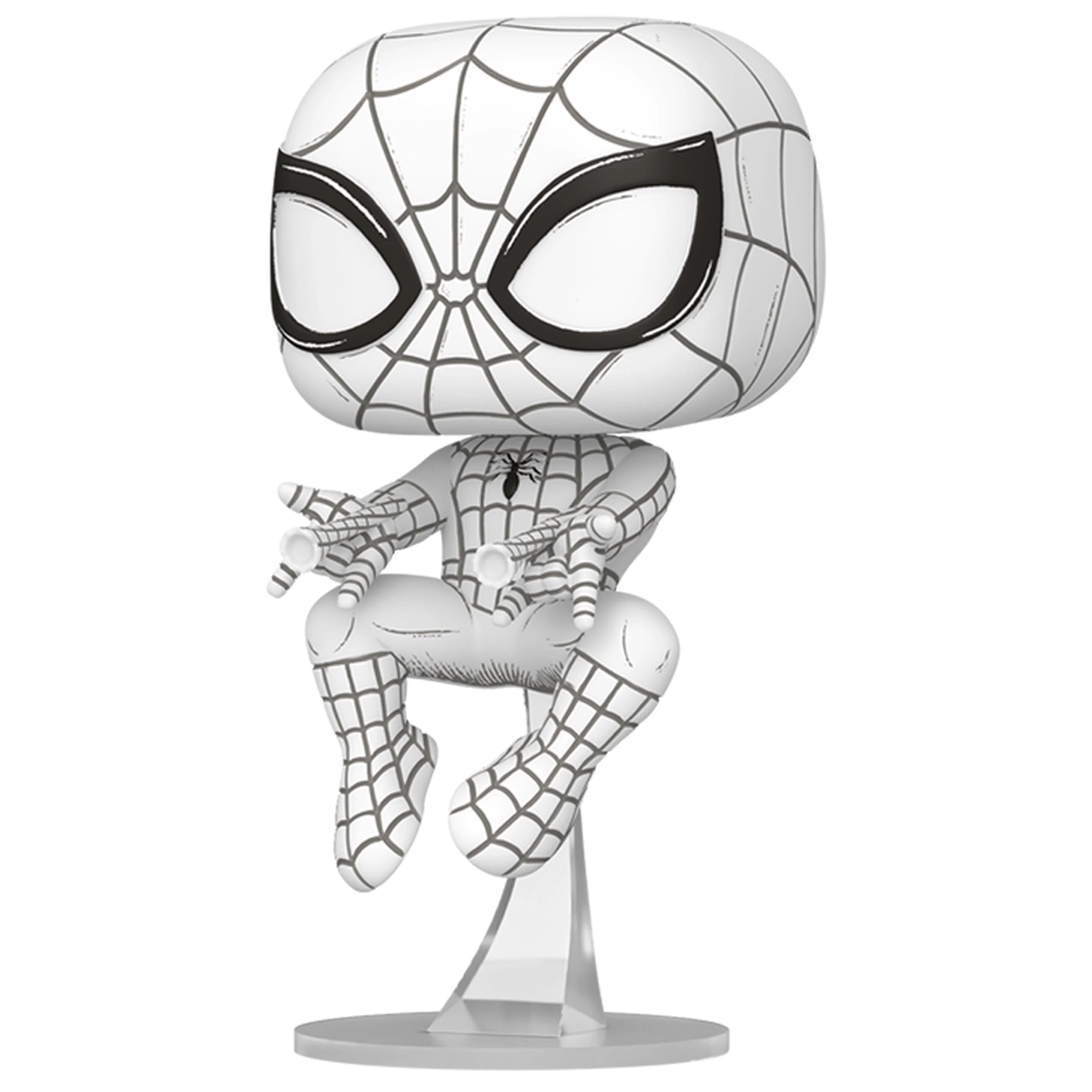 Funko Pop  Marvel  Marvel Sketched - Spider-Man