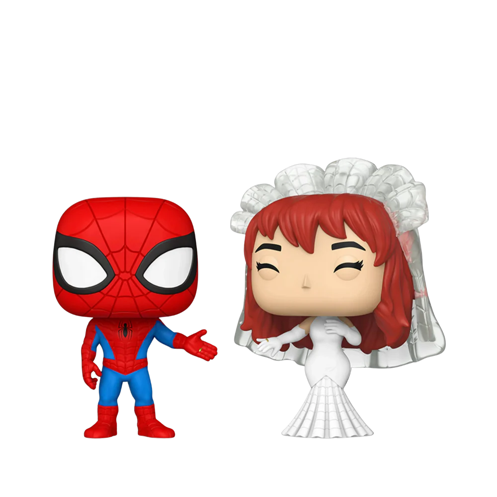 Funko Pop Marvel Superhero Couples- Spider-man and MJ 2pk