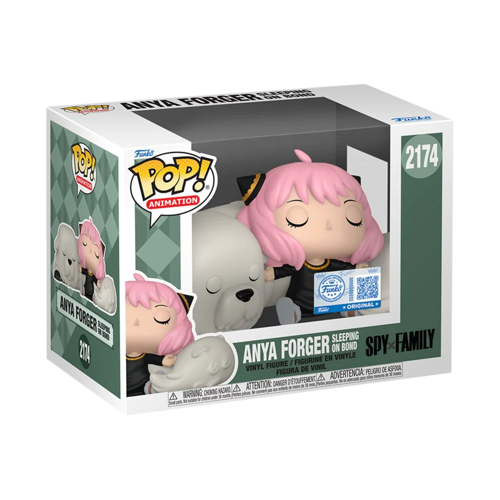 Funko Pop Premium Animation Spy X Family - Anya Sleeping On Bond (Exc) - Image 2