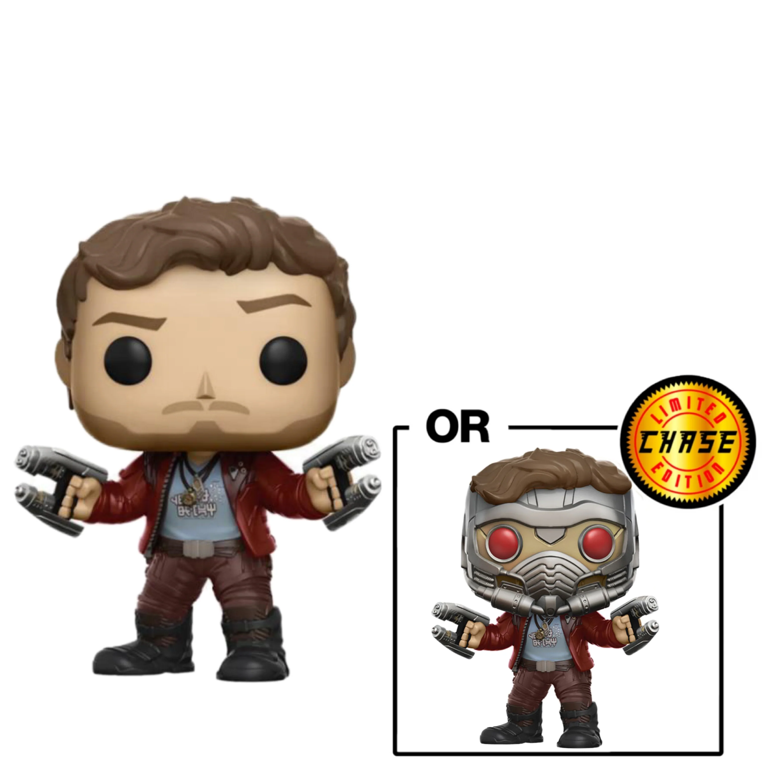 Funko Pop Reg Movies: Guardians of the Galaxy 2 - Star-Lord w/ Chase