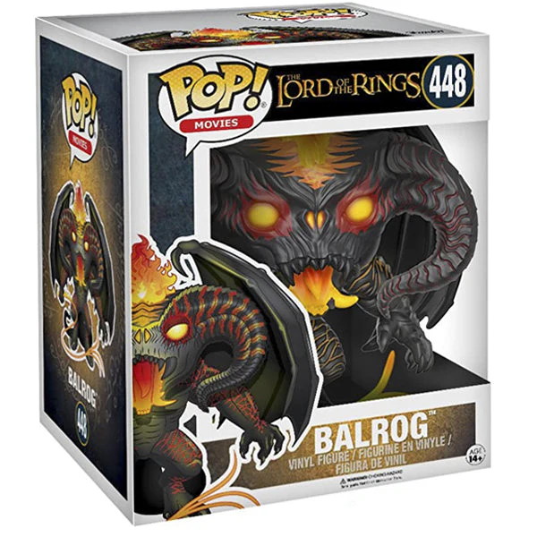 Funko Pop Super Movies Lord Of The Rings - Balrog 6 Inch - Image 2