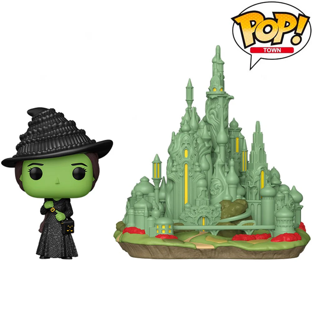 Funko Pop Town! Movies: Wicked - Elphaba with Emerald City