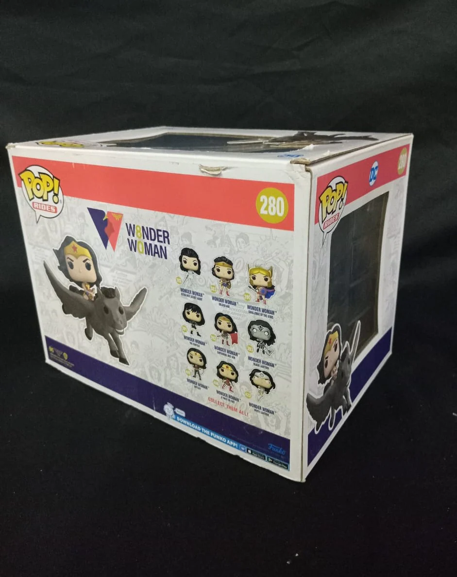 Funko Rides Super Deluxe : DC Comics Wonder Woman 80th - Wonder Woman on Pegasus [Damaged Box] - Image 3