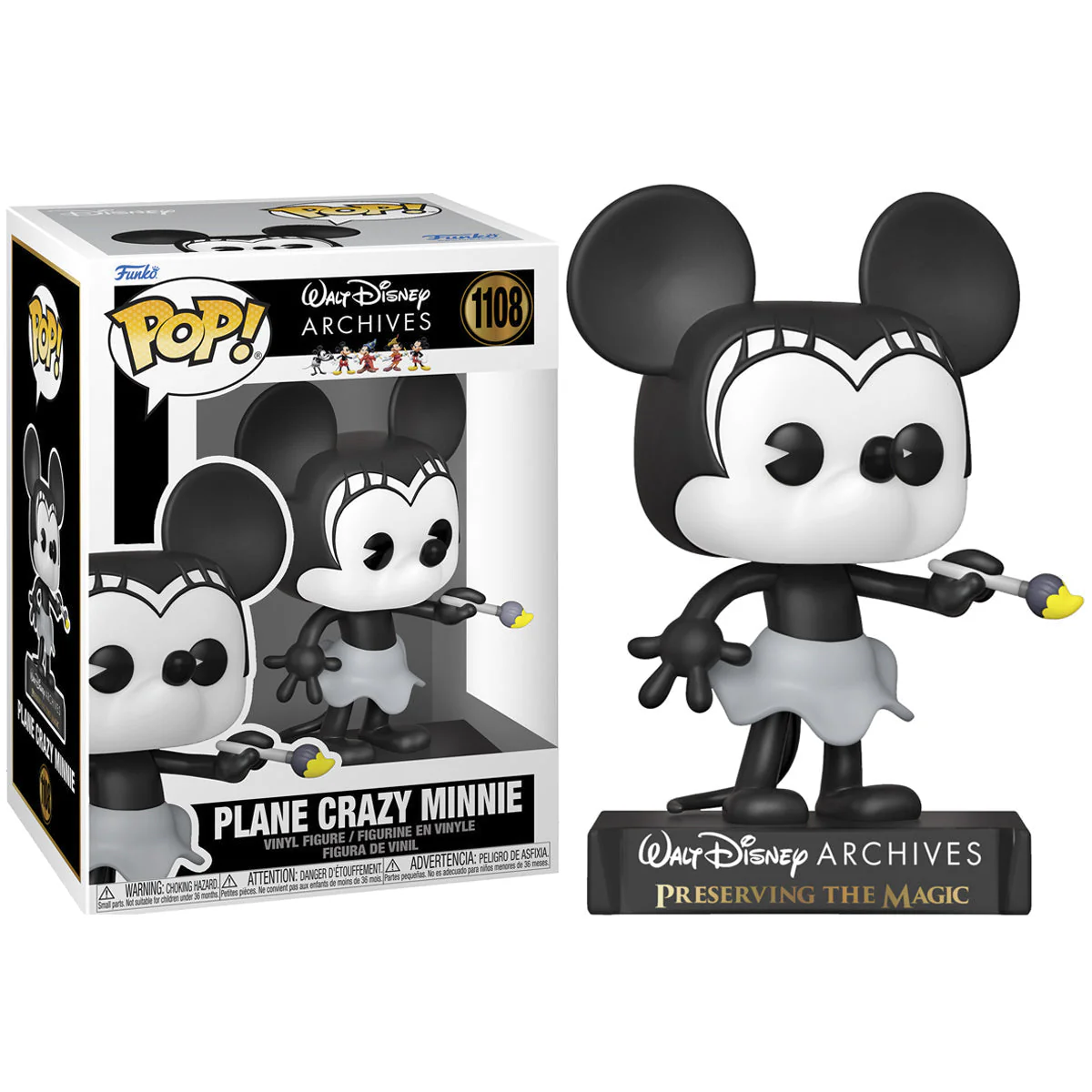 Funko : Walt Disney Archives - Plane Crazy Minnie 1928 (1108) - Image 2