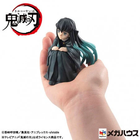 Demon Slayer Kimetsu No Yaiba Mist Hashira Muichiro Tokito GEM Series Palm Size (Deluxe) Figure by Megahouse - Image 2
