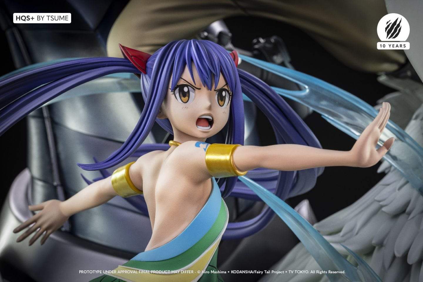 Fairy Tail Gajeel & Wendy HQS+1/4 Scale Statue by Tsume Art - Image 3