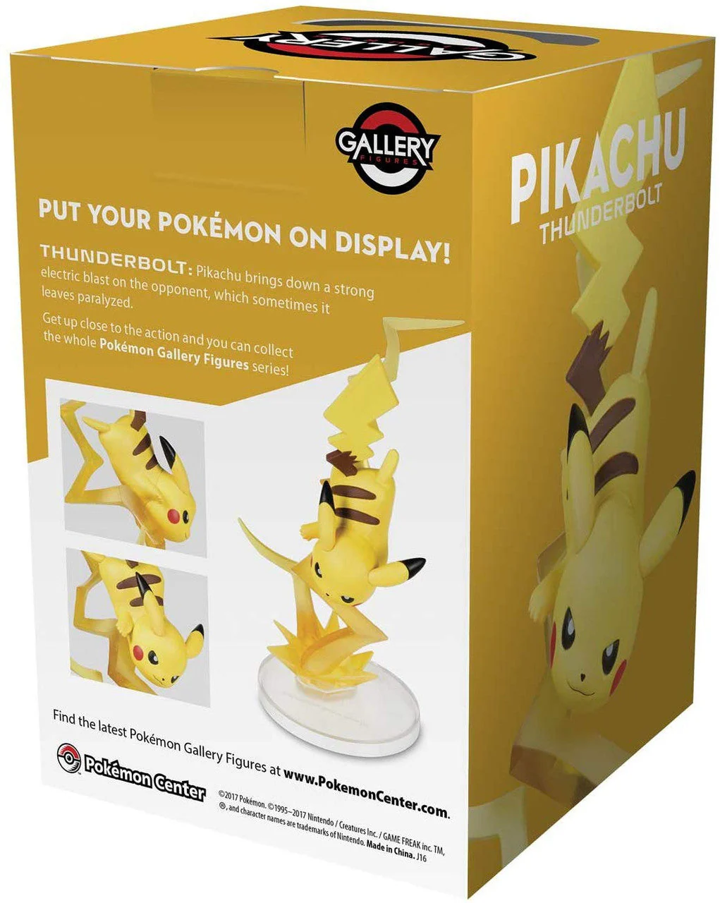 Pikachu Thunder Bolt Gallery Figure by Pokemon Center - Image 4