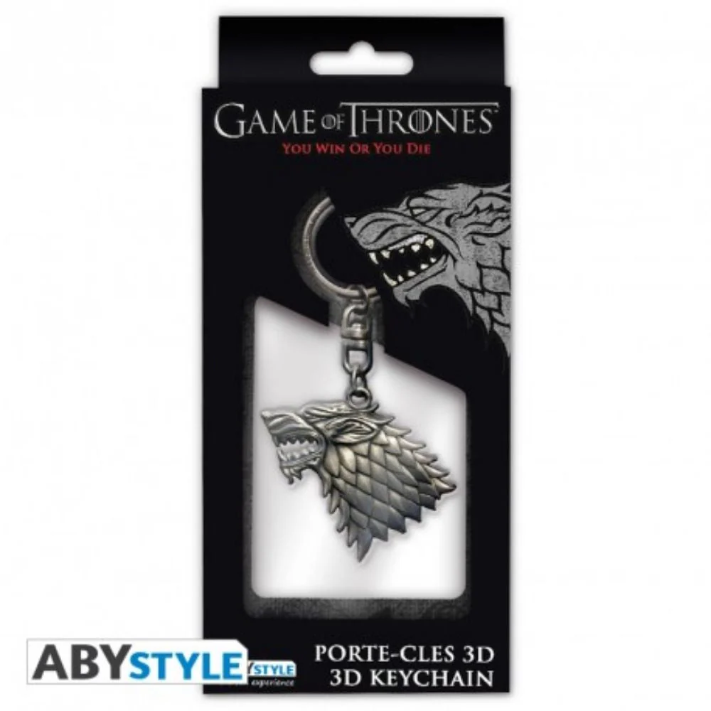 GAME OF THRONES - Keychain 3D "Stark"