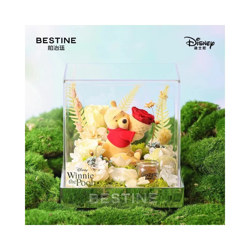 Garden Series Winnie The Pooh Preserved Flower Box Winnie The Pooh Gifts By Betine - Image 2