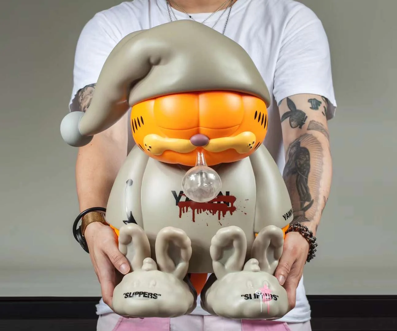 Garfield "I am not Sleeping" 50cm Yawn Figure By ZCWO - Image 2