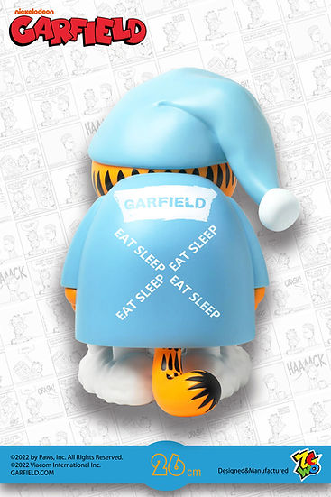 Garfield "I am not Sleeping" Blue 26cm Figure By ZCWO - Image 3