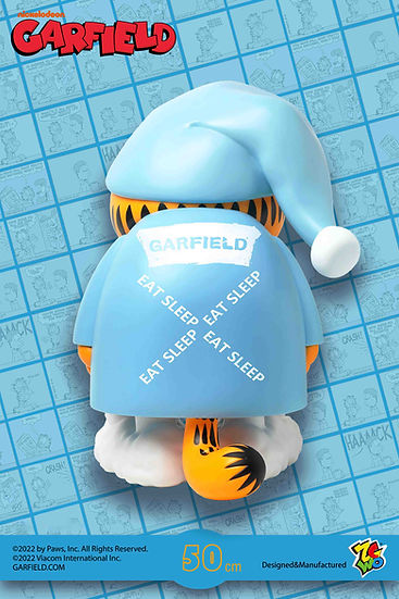 Garfield "I am not Sleeping" Blue 50cm By ZCWO - Image 3