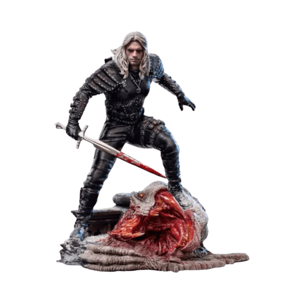 The Witcher Geralt of Rivia 1/10 Art Scale Limited Edition Statue By Iron Studios