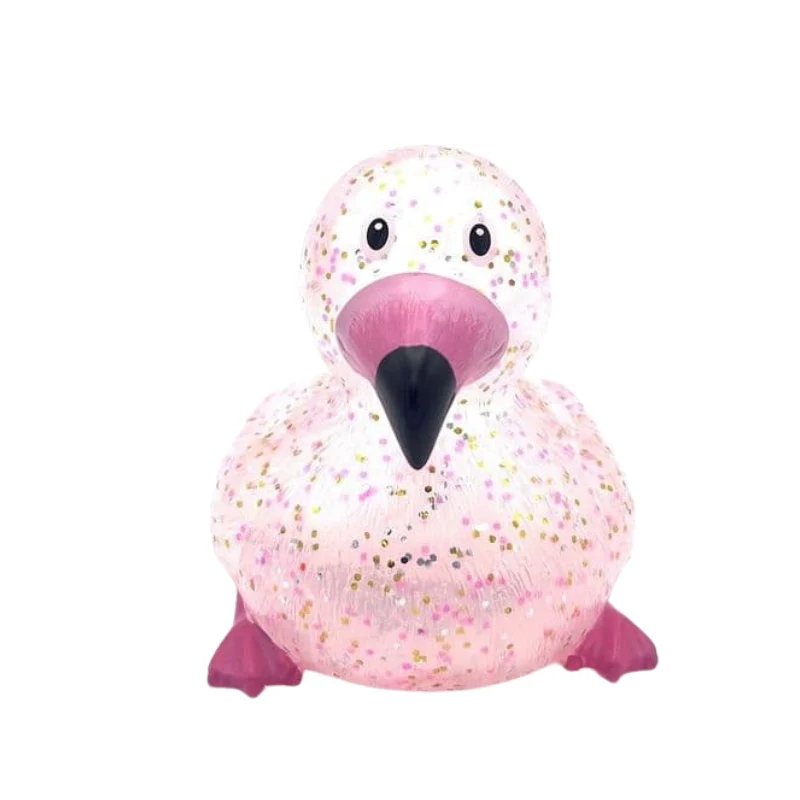 Glitter Flamingo Duck