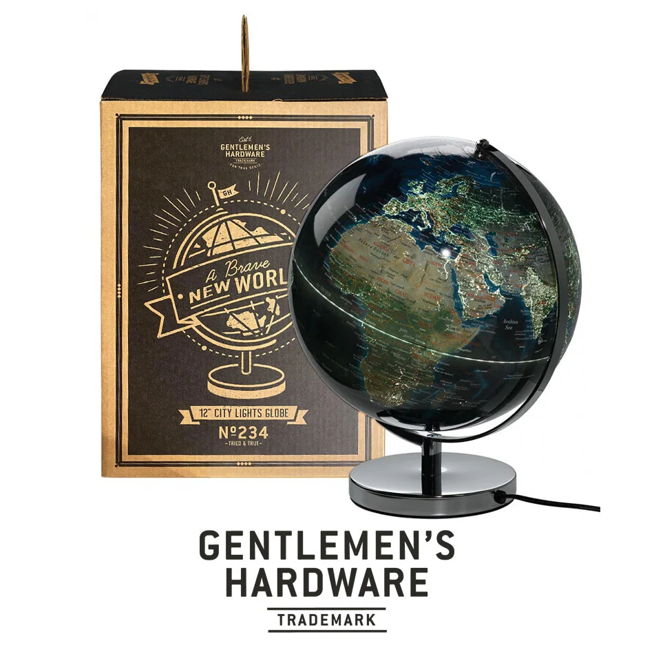 Classic Globe City Lights Gentlemen's Hardware - Image 2