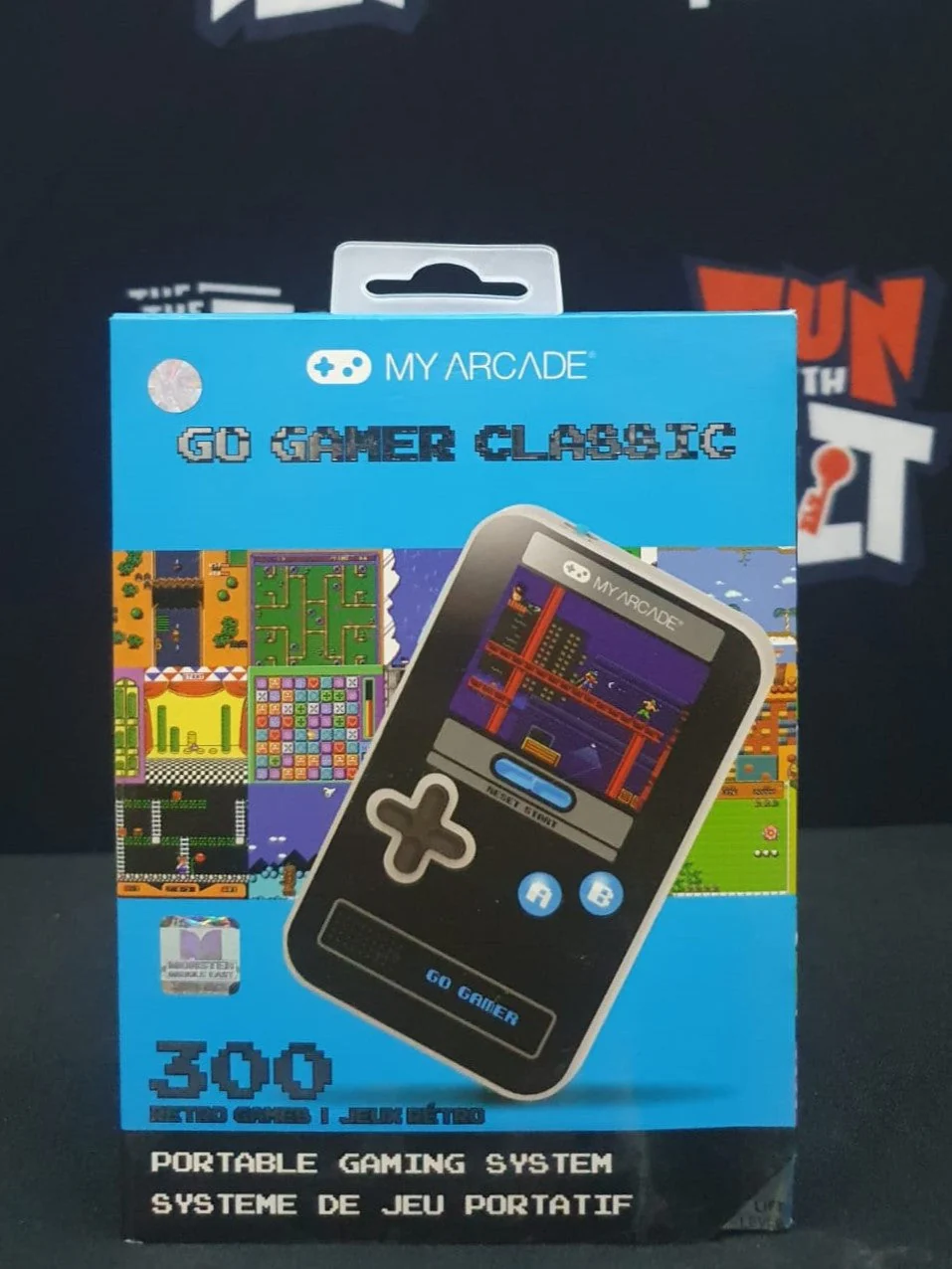 Go Gamer Classic 300 Games In 1 - Black, Gray & Blue [DAMAGED BOX] - Image 2