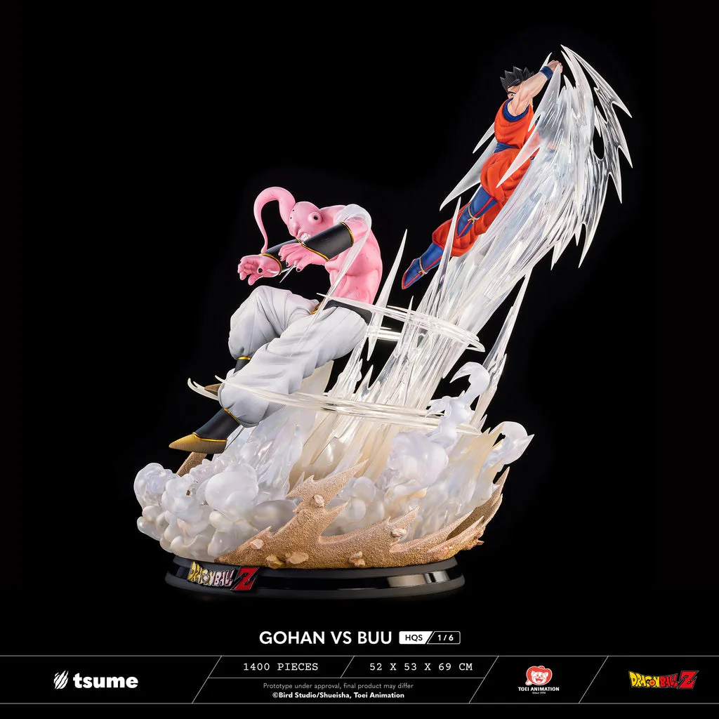 Dragon Ball Z Gohan vs Buu HQS 1/6 High Quality Statues By Tsume Art - Image 4