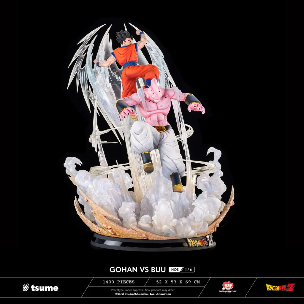 Dragon Ball Z Gohan vs Buu HQS 1/6 High Quality Statues By Tsume Art - Image 6