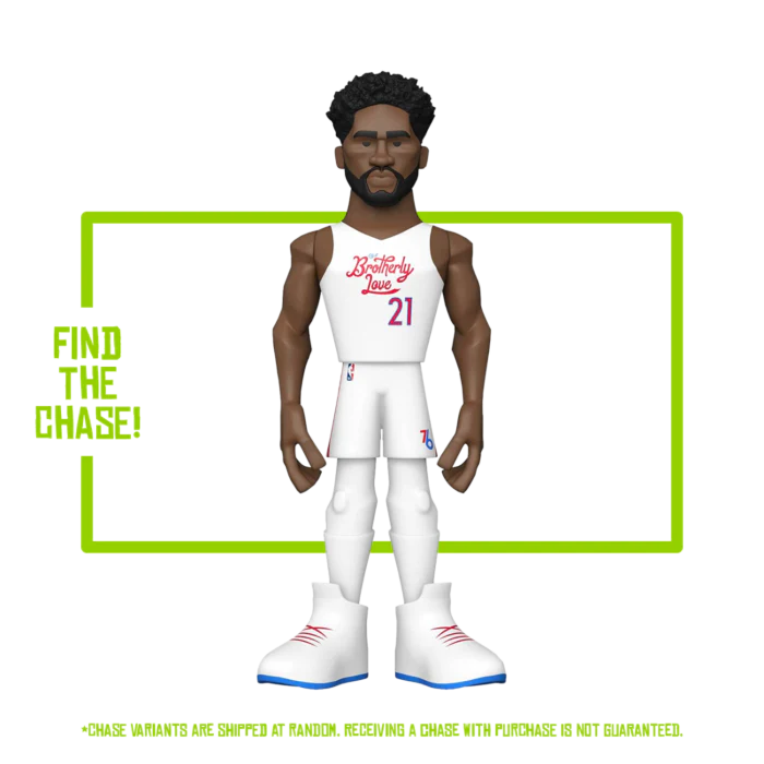 Funko Gold 12" NBA: Philadelphia - Joel Embiid (Chance of Chase) - Image 2