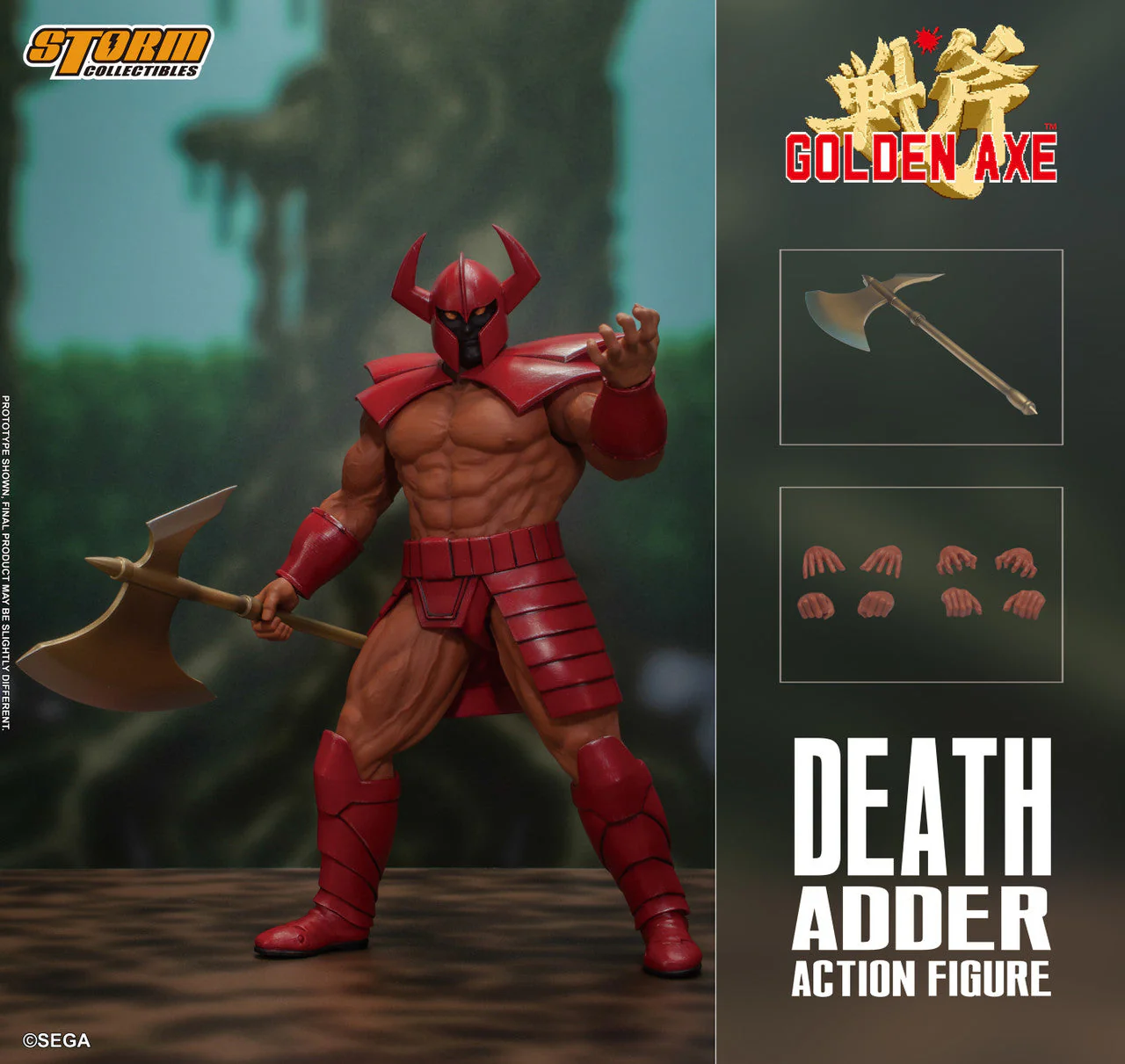Golden Axe Death Adder Action Figure By Storm Collectibles - Image 2
