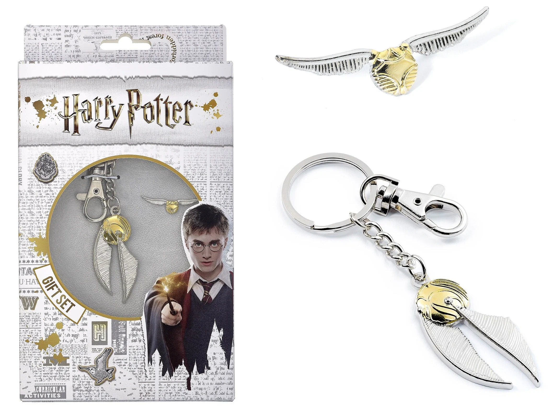 Golden snitch keyring and pinbadge set - Harry Potter - Image 2