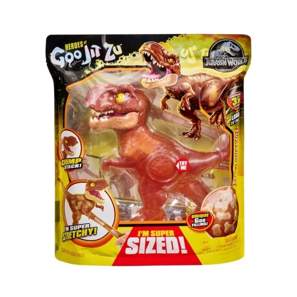 Goo Jit Zu Jurassic World S3 SGOO Hero pack- Supagoo T-Rex