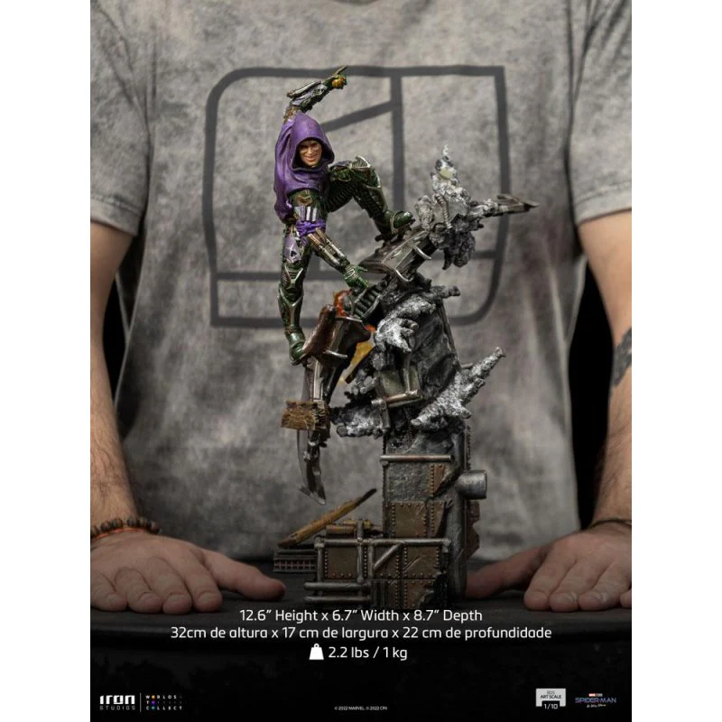 Marvel Spider Man No Way Home Green Goblin Battle Diorama Series  1/10 Art Scale by Iron Studios - Image 2