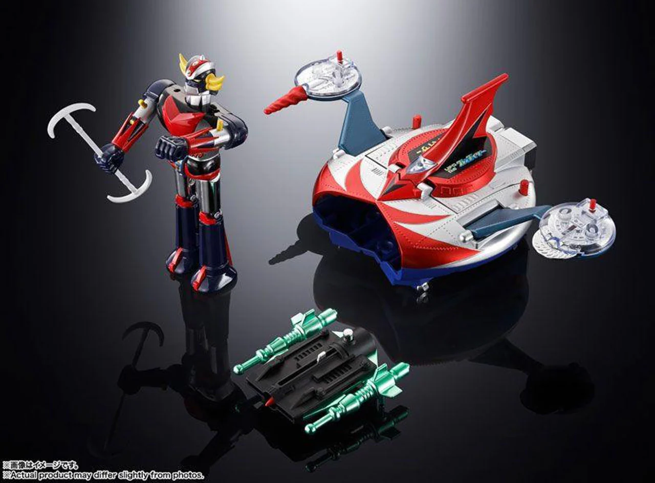 Grendizer Chogokin Deluxe Grendizer & Ufo Spaser Soul Of Chogokin By Bandai Tamashii - Image 2