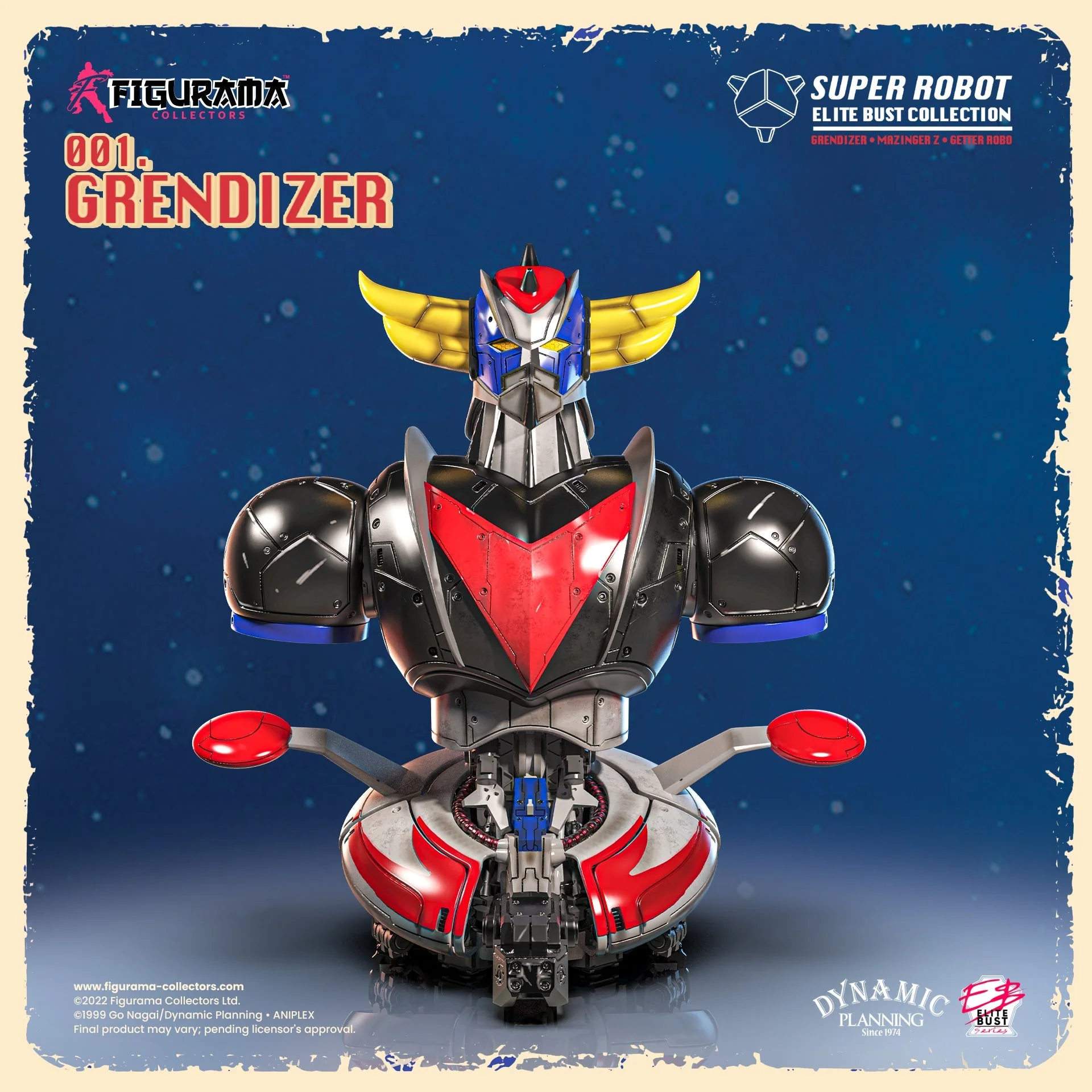 UFO Robot Grendizer Super Robot Elite Grendizer 1/4 Scale Limited Edition Bust By Figurama