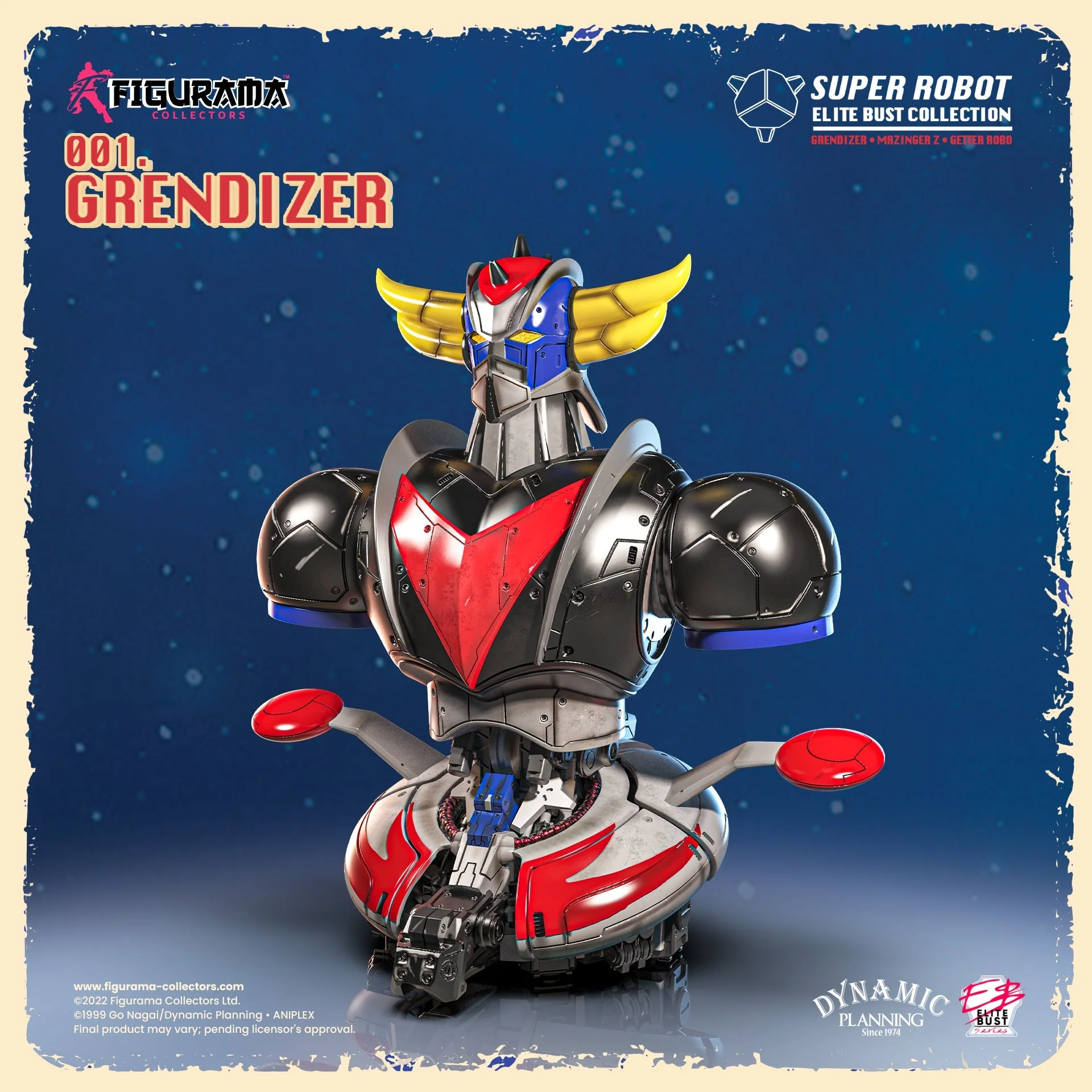 UFO Robot Grendizer Super Robot Elite Grendizer 1/4 Scale Limited Edition Bust By Figurama - Image 2