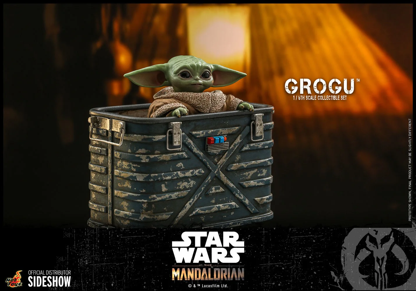 Starwars Grogu 1/6 Scale Set - The Mandalorian Action Figure By Hot Toys - Image 4