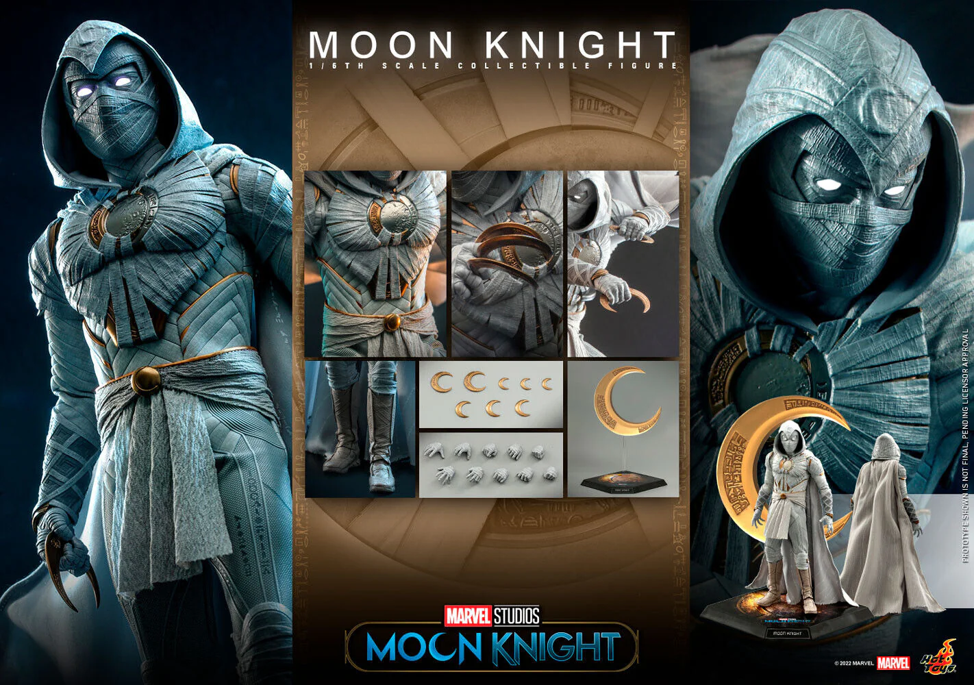 Moon Knight Marvel 1:6 Figure By Hot Toys - Image 5