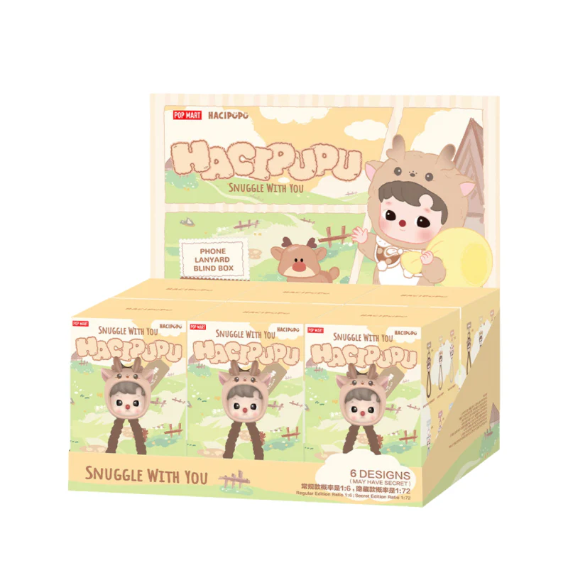 Hacipupu Snuggle With You Series-Phone Lanyard Blind Box By Pop Mart - Image 3