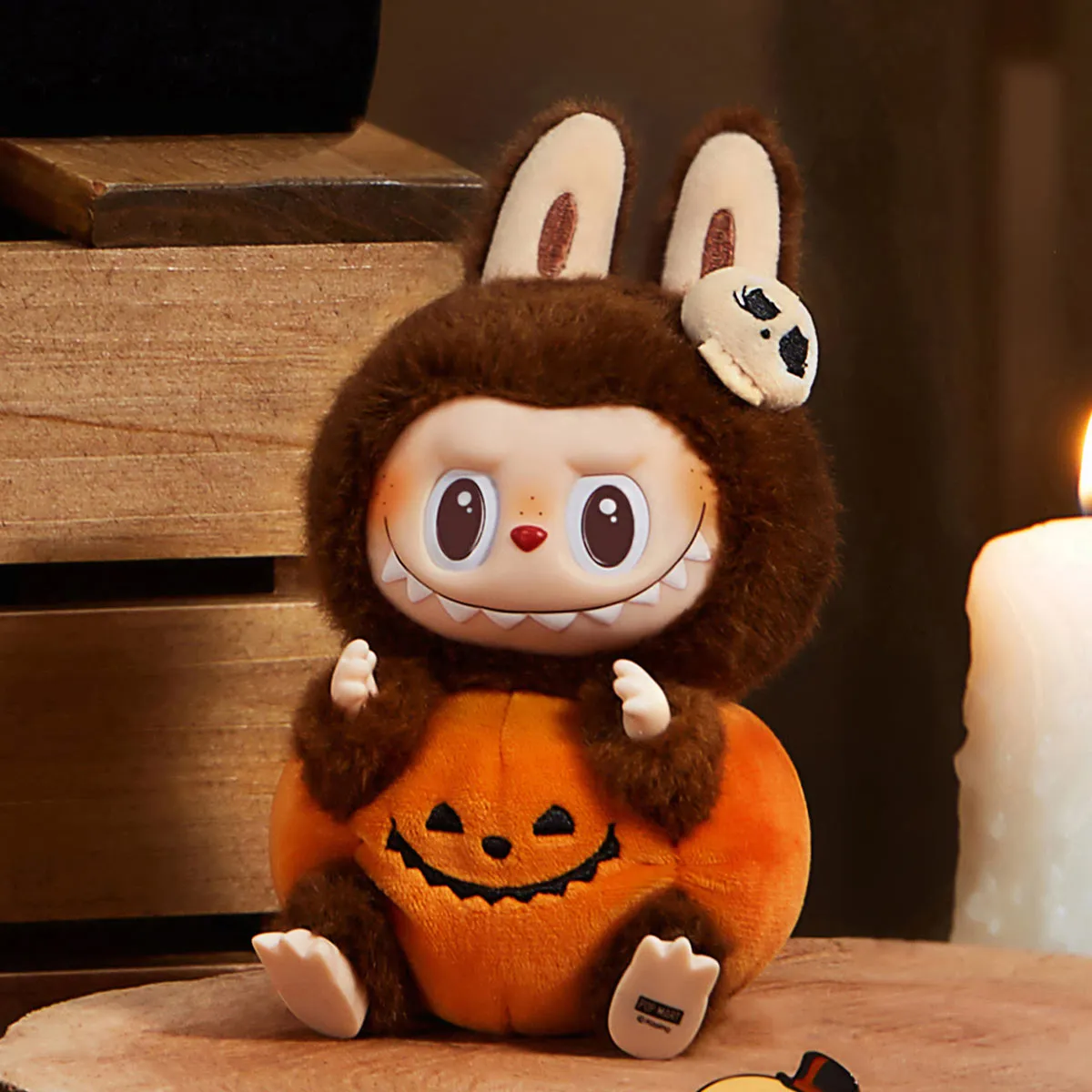 Happy Halloween Party SeriesSitting Pumpkin Vinyl Plush Pendant By Pop Mart - Image 2