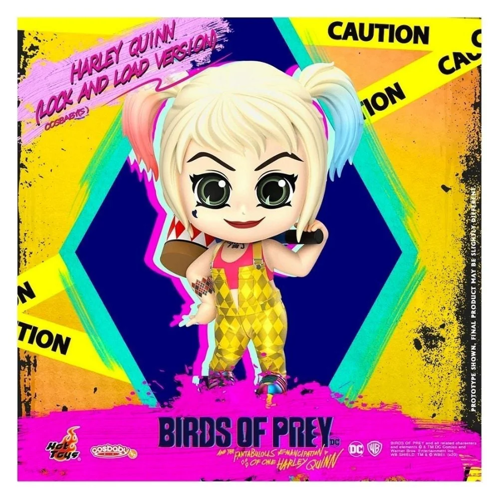 Harley Quinn (Lock and Load Version) Cosbaby Figure Keychain - Image 3