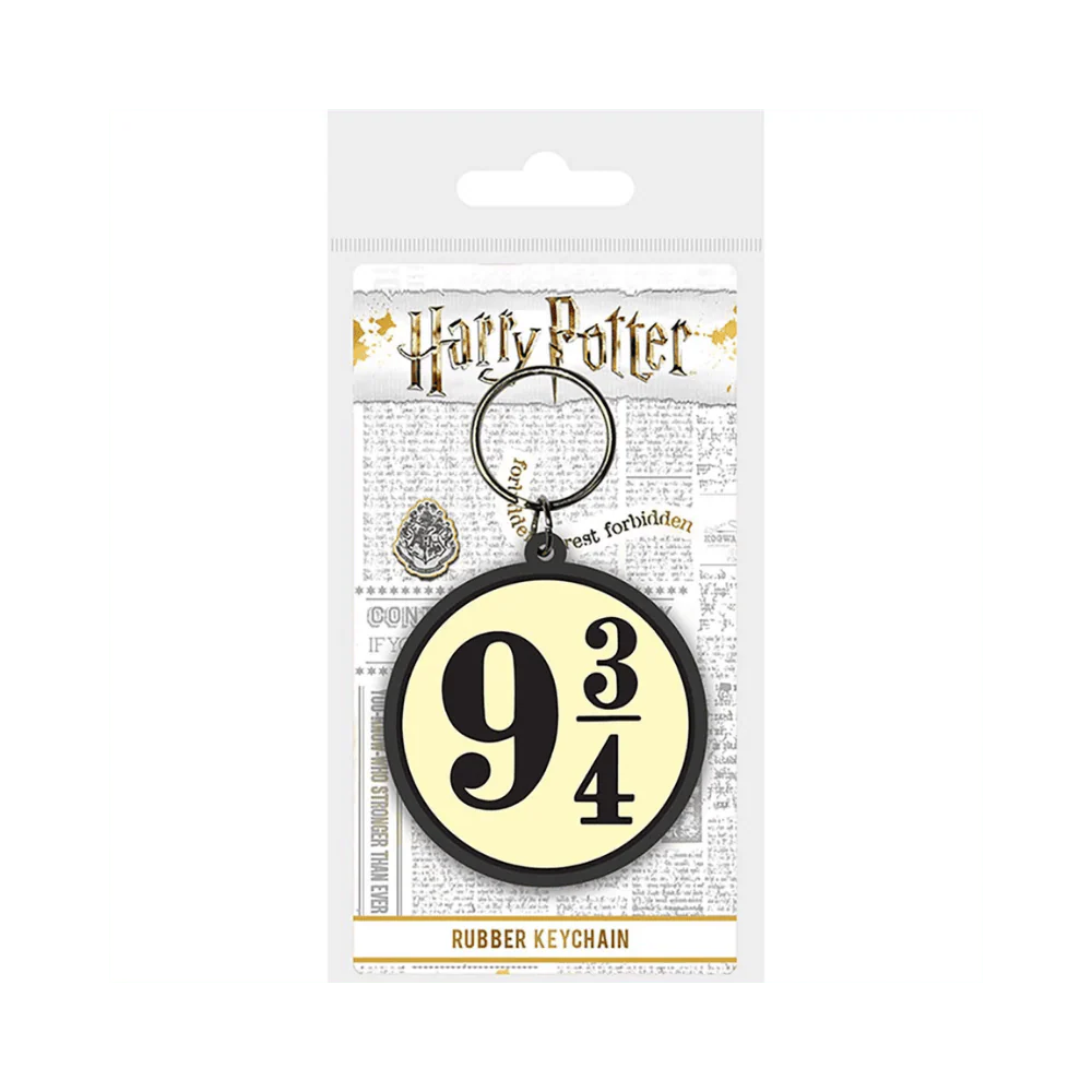 HARRY POTTER - 9 3/4 (RUBBER KEYCHAIN) By Pyramid