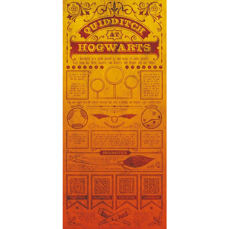 Harry Potter Art Print : Quidditch Rules