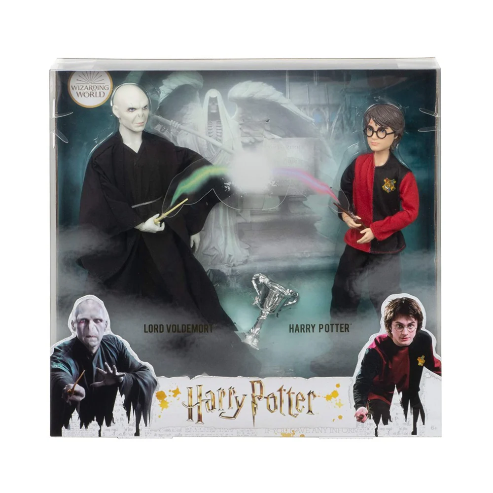 Harry Potter Deluxe Harry + Voldemort 2 Pack Doll Playset