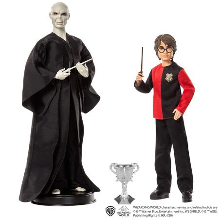 Harry Potter Deluxe Harry + Voldemort 2 Pack Doll Playset - Image 2