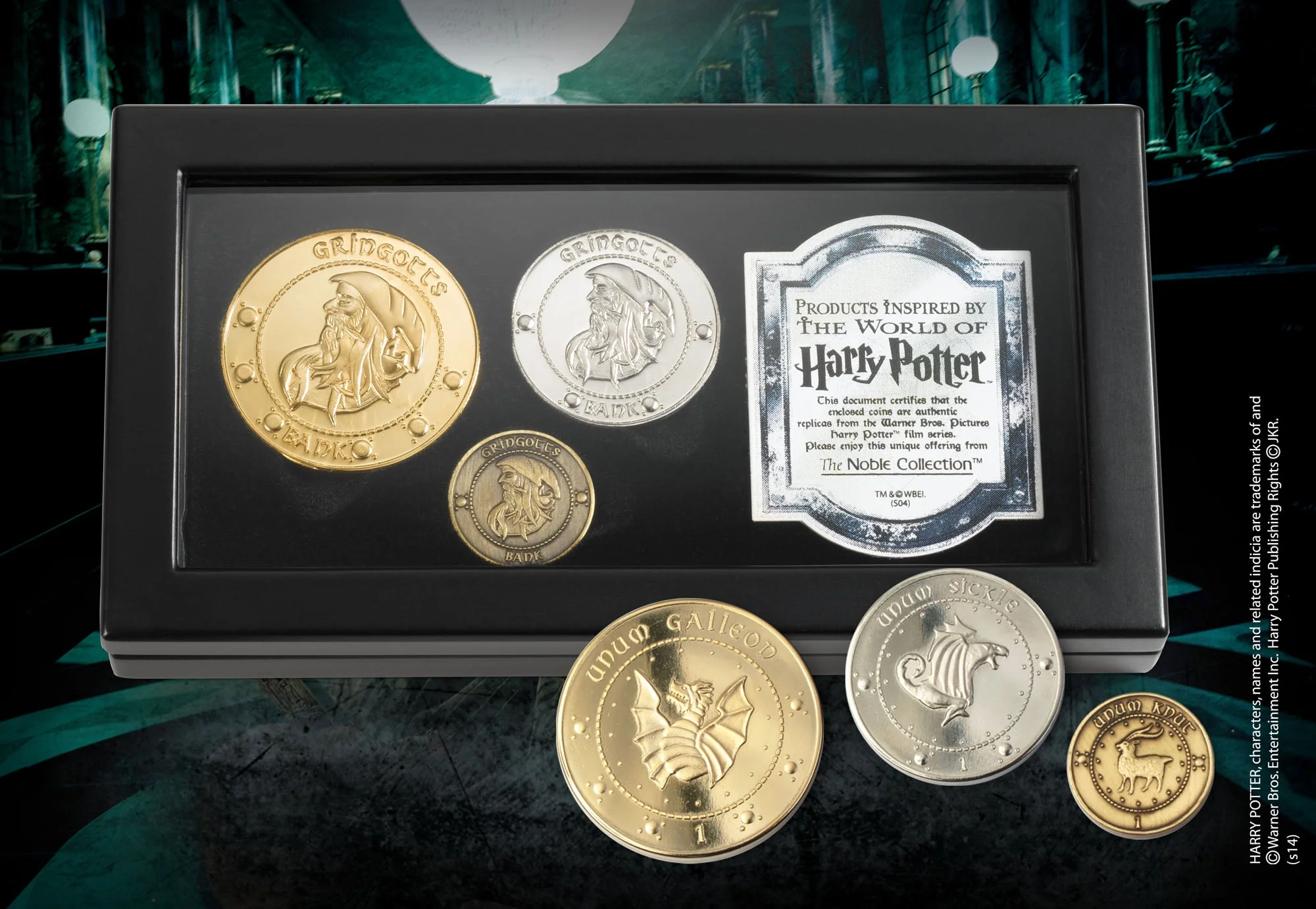 Harry Potter Gringotts Coin Collection by The Noble Collection - Image 3