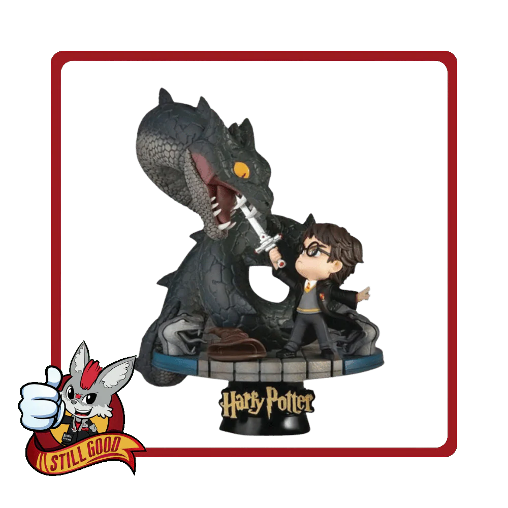 Harry Potter Harry vs. The Basilisk Diorama Stage by Beast Kingdom (DS-123) [Damaged Box]