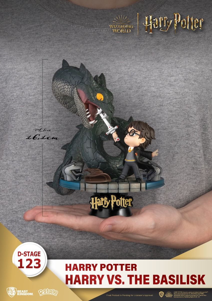 Harry Potter Harry vs. The Basilisk Diorama Stage by Beast Kingdom (DS-123) - Image 3
