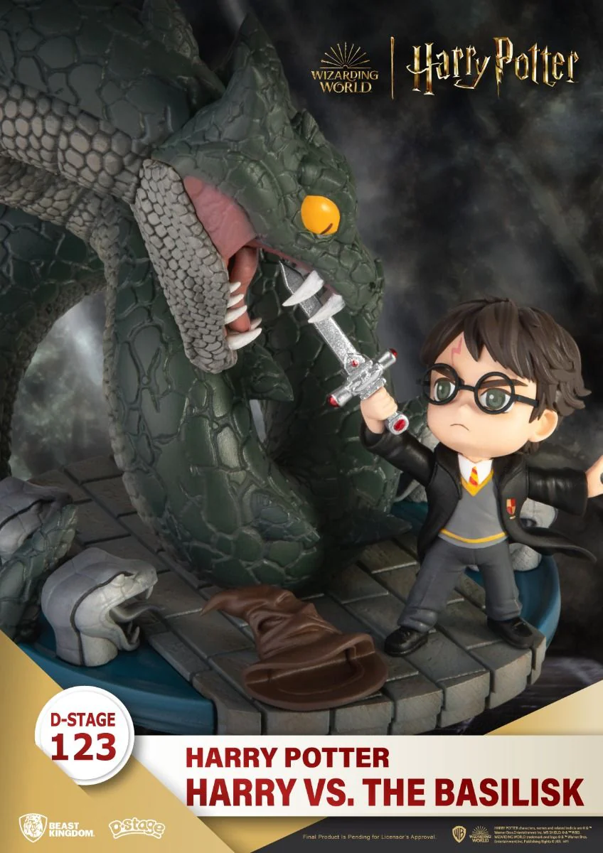 Harry Potter Harry vs. The Basilisk Diorama Stage by Beast Kingdom (DS-123) - Image 4